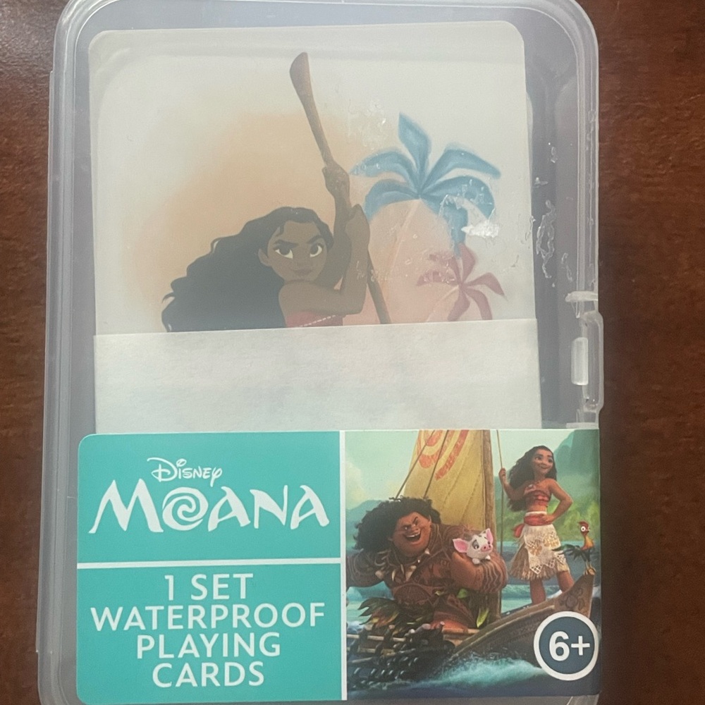 Disney Moana Waterproof Playing Cards
